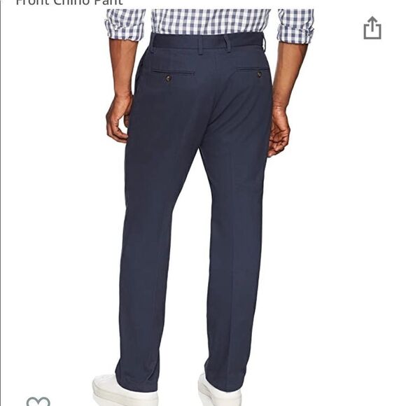 Men’s Amazon Essentials Casual Pants Navy … - Picture 1 of 4